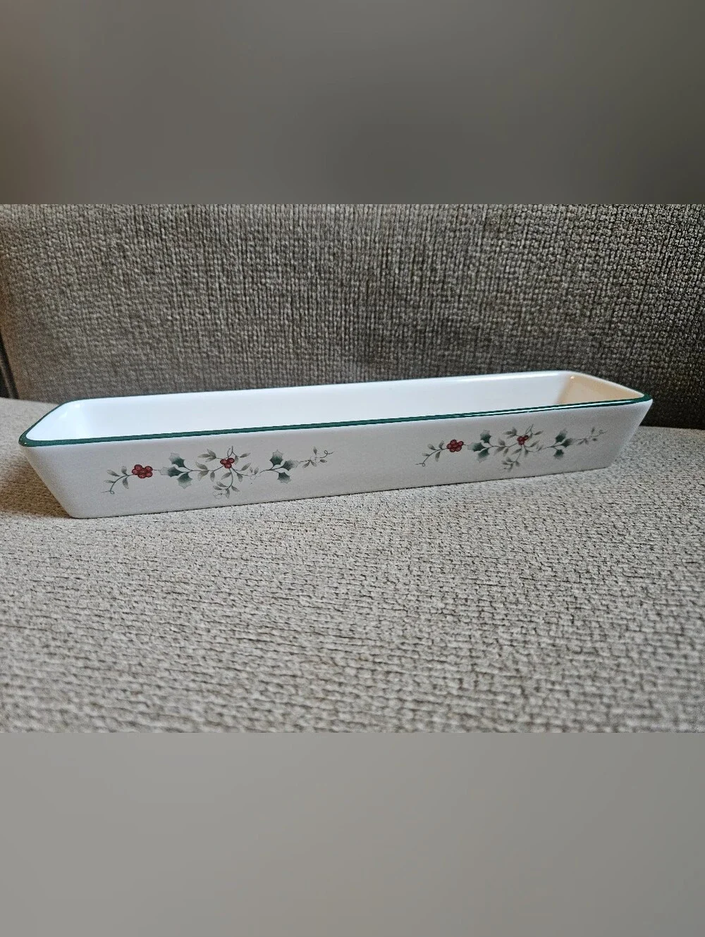 Pfaltzgraff Winterberry Modular Narrow Ceramic Tray